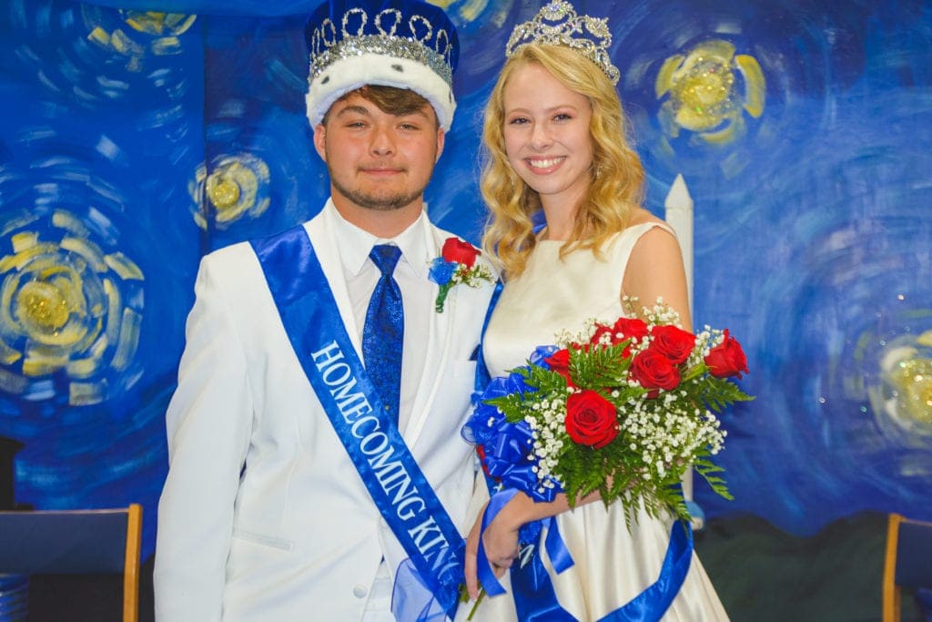 Queen Jessica Lane and King Jared Propst