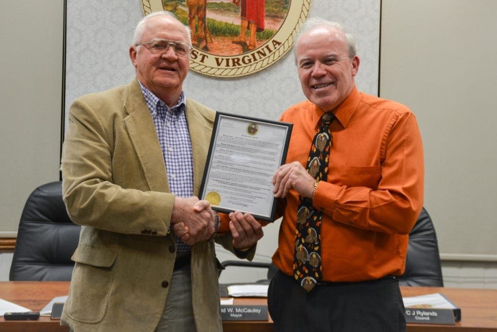 Waggy earns Buckhannon Ambassador Award for willingness to invest in ...