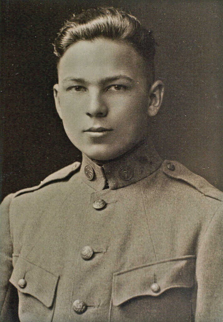 Frank Woodruff Buckles, age 16, U.S. Regular Army, First Ft. Riley Casual Detachment of 102 men.