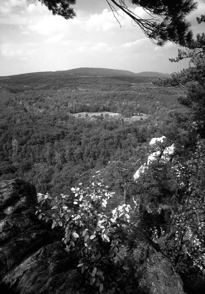 View from Raven Rock overlook at Ice Mountain, Hampshire County, WV