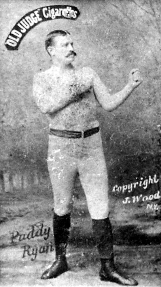 Paddy Ryan from 1887 Old Judge card