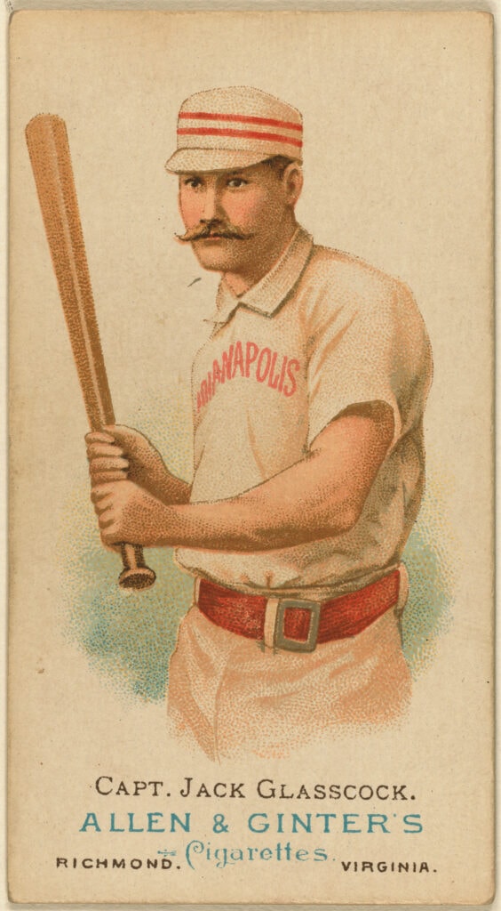 Jack Glasscock baseball cards