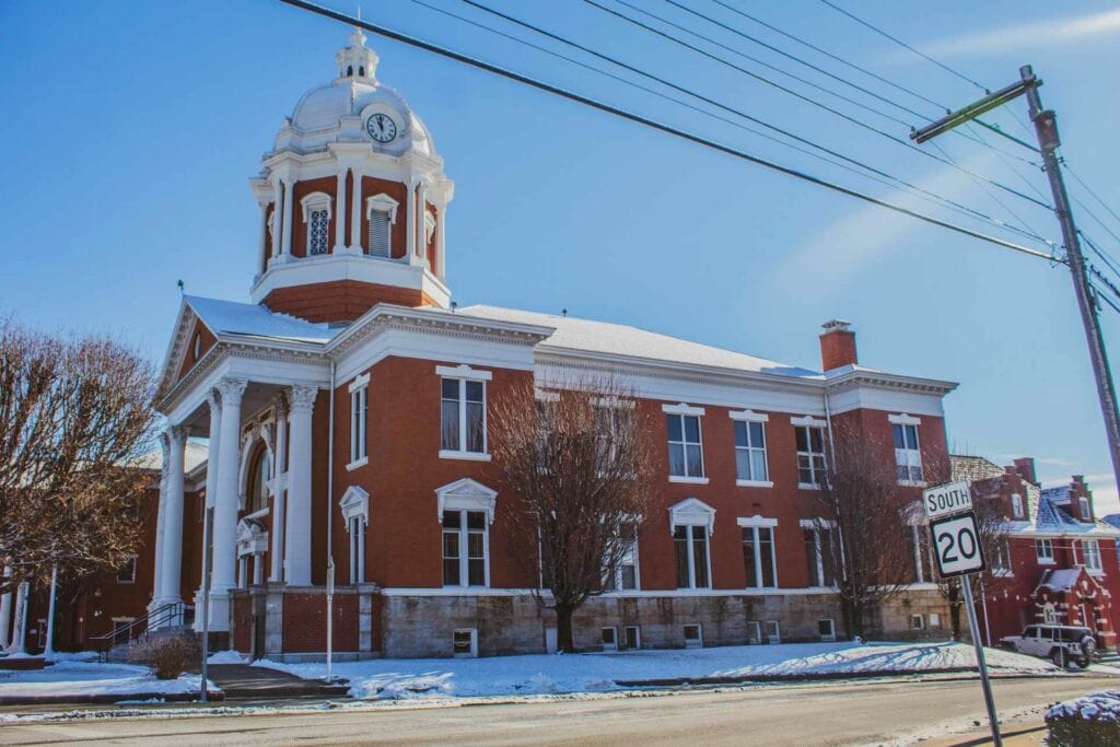 The Upshur County Courthouse as it looks in 2022