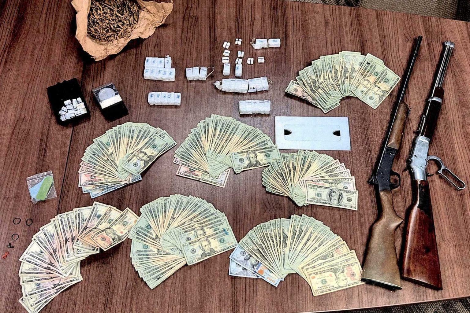 15 people arrested in Upshur County as police seize guns, drugs and cash