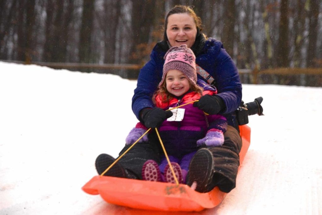 Blackwater Falls State Park sled run tickets available for advance