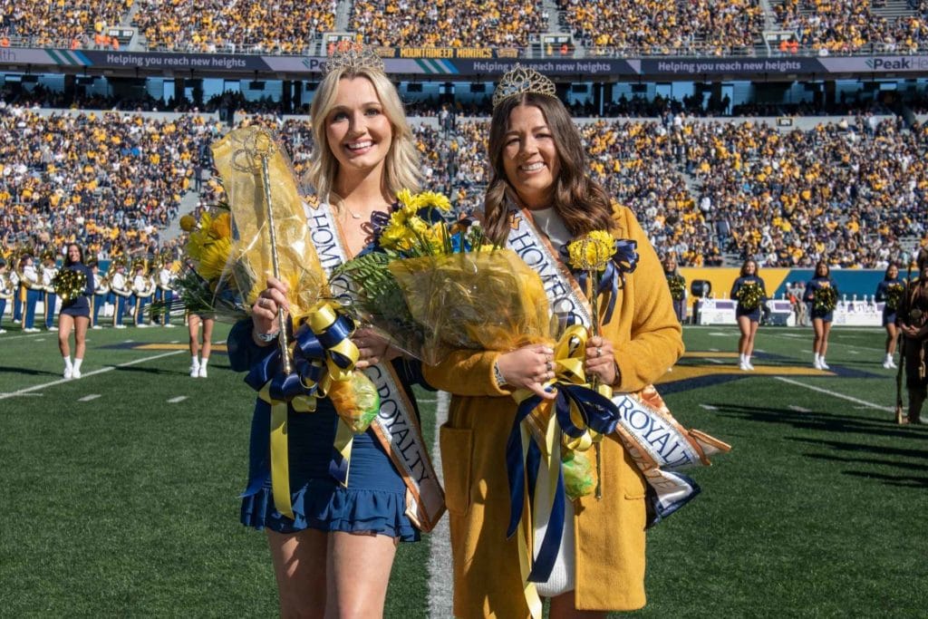 Griffith and McElroy named 2022 WVU royalty, alumni awardees