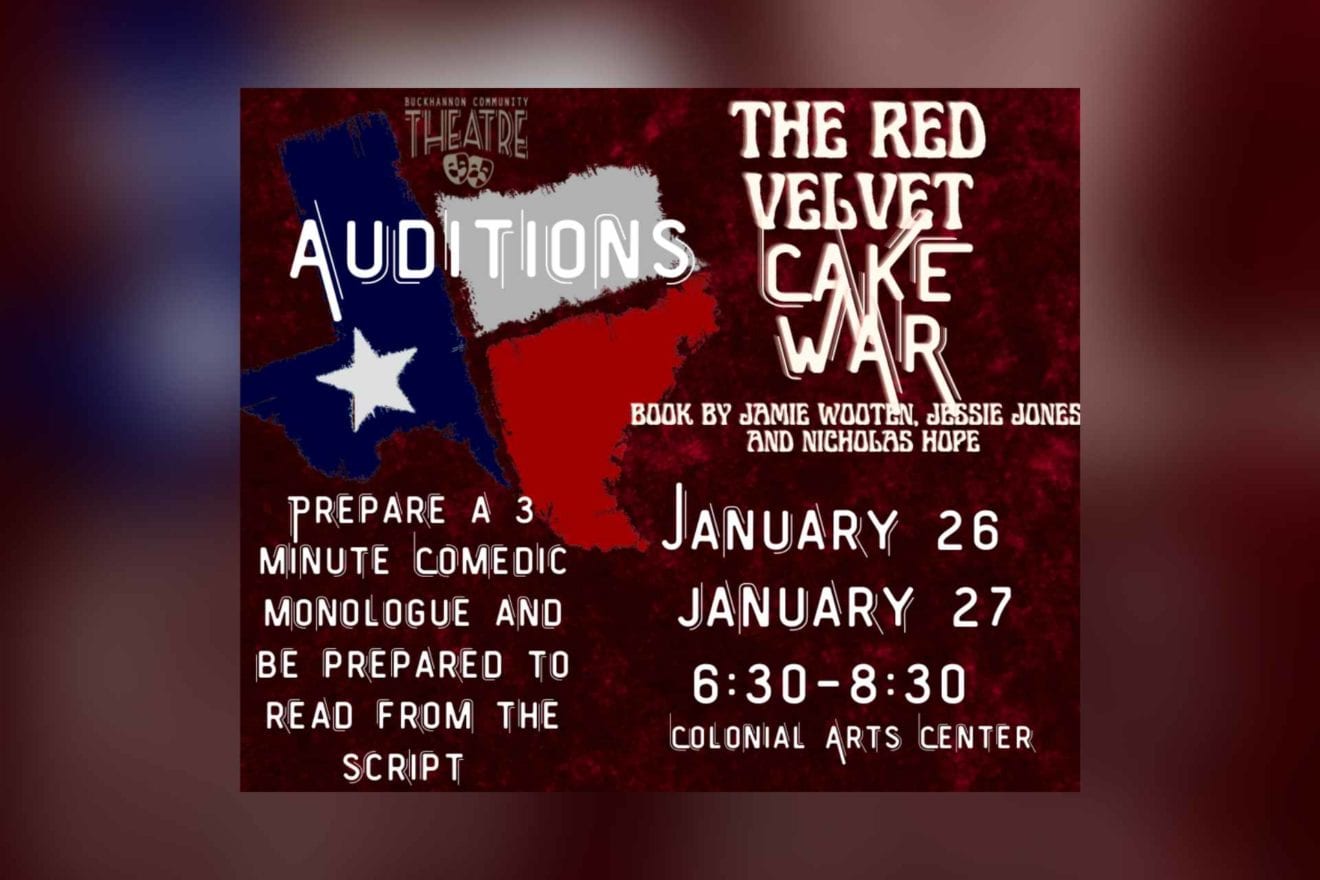 Buckhannon Community Theatre To Hold Auditions In January For The Red