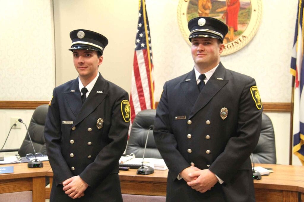 Two promoted as other firefighters honored for outstanding efforts in ...