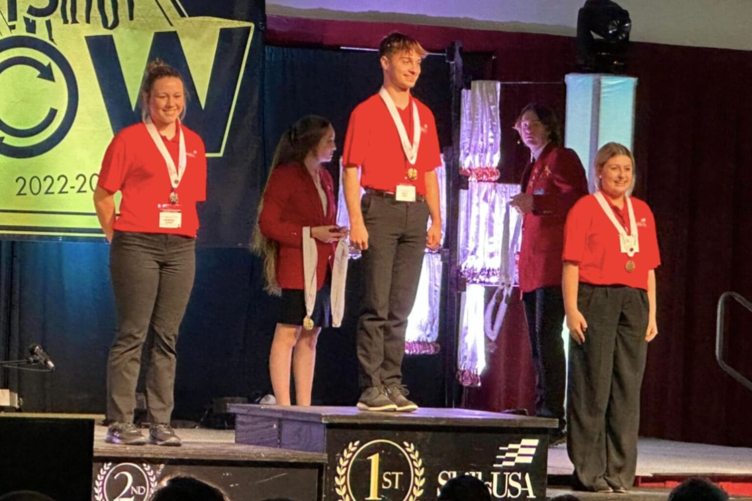 Twelve Fred Eberle students win gold at 2023 SkillsUSA state